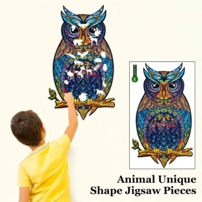 Owl - 3d owl jigsaw puzzle animal model