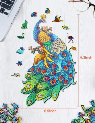 Peacock - 3d animal puzzle animal model