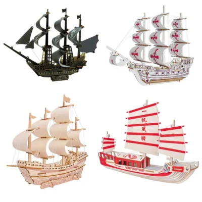 Pirates of the Caribbean - wooden puzzle 3d ship model