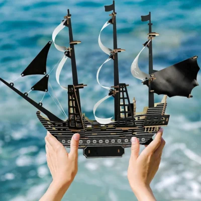 Pirates of the Caribbean - wooden puzzle 3d ship model