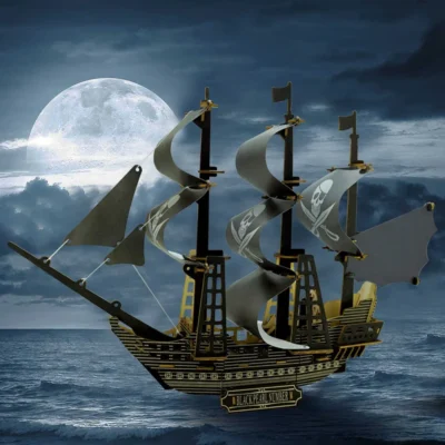 Pirates of the Caribbean - wooden puzzle 3d ship model