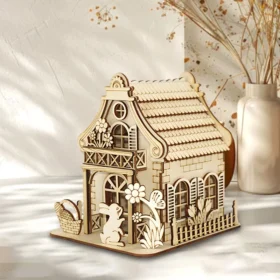 Rabbit Hutch - 3d wood puzzle animal model