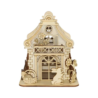 Rabbit Hutch - 3d wood puzzle animal model