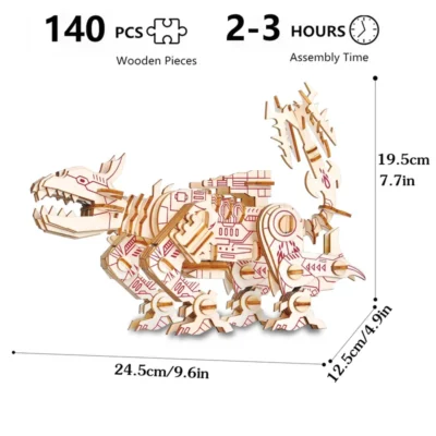 Robot Dog - mechanical 3d puzzle mechanical model