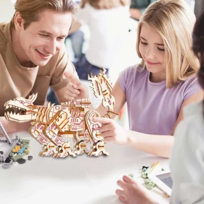 Robot Dog - mechanical 3d puzzle mechanical model