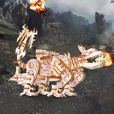 Robot Dog - mechanical 3d puzzle mechanical model