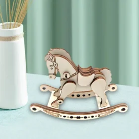 Rocking Horse - 3d wooden puzzle model animal model