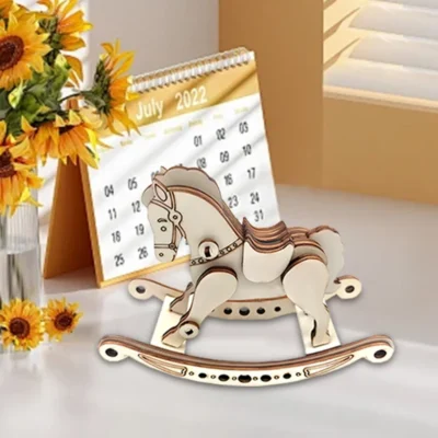 Rocking Horse - 3d wooden puzzle model animal model