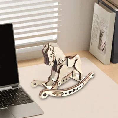 Rocking Horse - 3d wooden puzzle model animal model