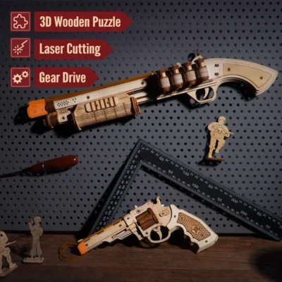 Shotgun - 3d gun puzzles mechanical model