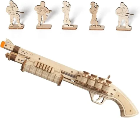 Shotgun - 3d gun puzzles mechanical model