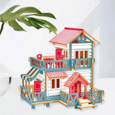 Western Villa - 3d puzzle house architecture model