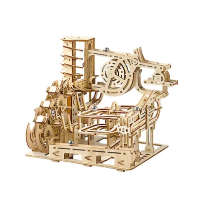 Spiral Lifting Platform - wood best 3d puzzles mechanical model