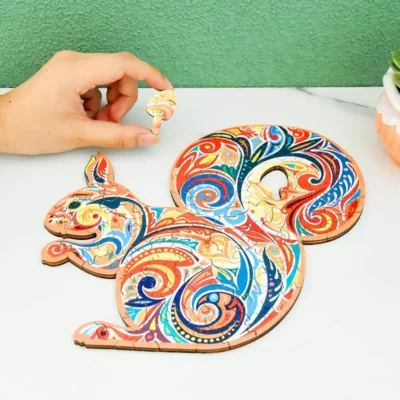 Squirrel - animal 3d puzzles animal model