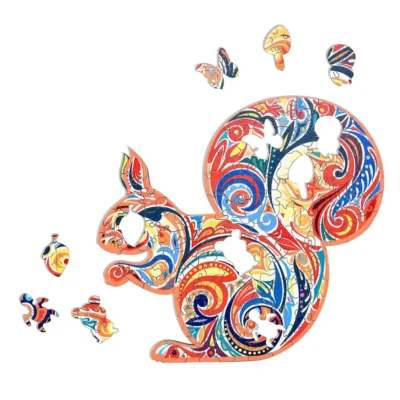 Squirrel - animal 3d puzzles animal model