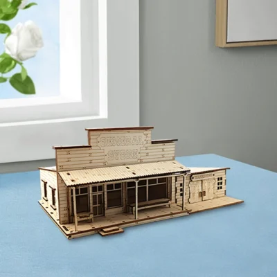 Store Warehouse - 3d puzzle toys architecture model