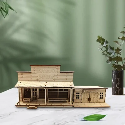Store Warehouse - 3d puzzle toys architecture model
