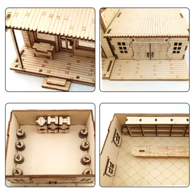 Store Warehouse - 3d puzzle toys architecture model