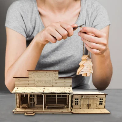 Store Warehouse - 3d puzzle toys architecture model