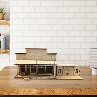 Store Warehouse - 3d puzzle toys architecture model