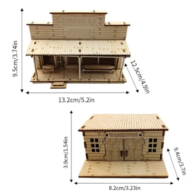 Store Warehouse - 3d puzzle toys architecture model
