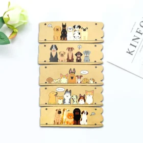 Tag-Wearing Puppy - 3d wooden dog puzzle animal model