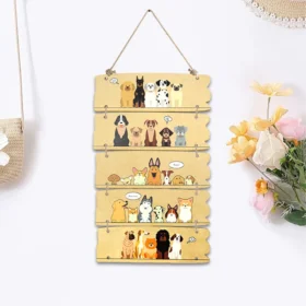 Tag-Wearing Puppy - 3d wooden dog puzzle animal model