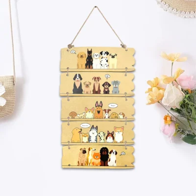 Tag-Wearing Puppy - 3d wooden dog puzzle animal model
