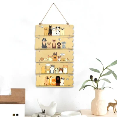 Tag-Wearing Puppy - 3d wooden dog puzzle animal model