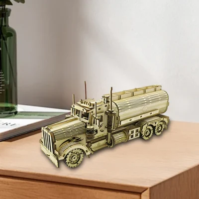 Tank Truck - 3d puzzle abrams main battle tank vehicle model