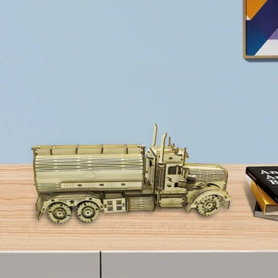 Tank Truck - 3d puzzle abrams main battle tank vehicle model