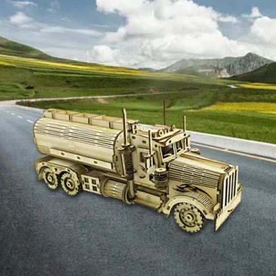 Tank Truck - 3d puzzle abrams main battle tank vehicle model