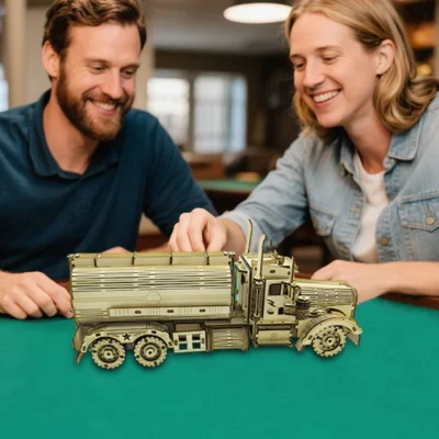 Tank Truck - 3d puzzle abrams main battle tank vehicle model