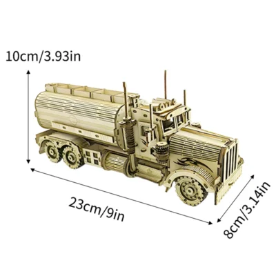 Tank Truck - 3d puzzle abrams main battle tank vehicle model