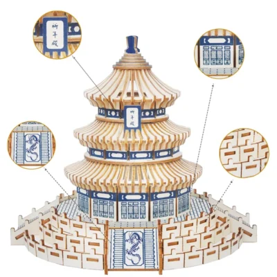Temple of Heaven - architecture 3d puzzle architecture model