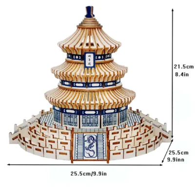 Temple of Heaven - architecture 3d puzzle architecture model