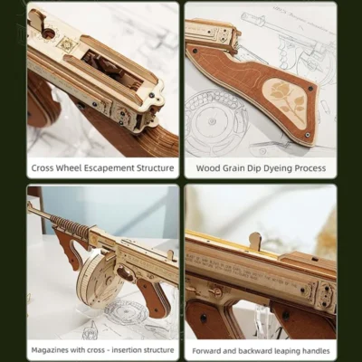 Thompson SMG - 3d wooden owl puzzle mechanical model
