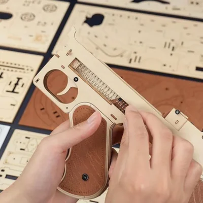 Thompson SMG - 3d wooden owl puzzle mechanical model