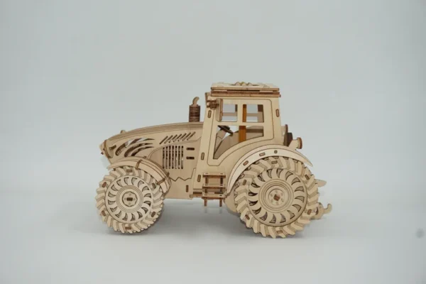 Tractor Head - 3d wooden tractor puzzle vehicle model