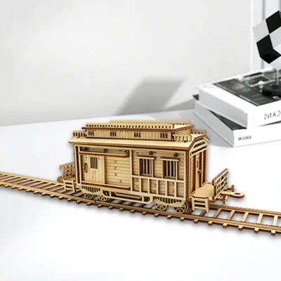 Train Carriage - train puzzle 3d vehicle model