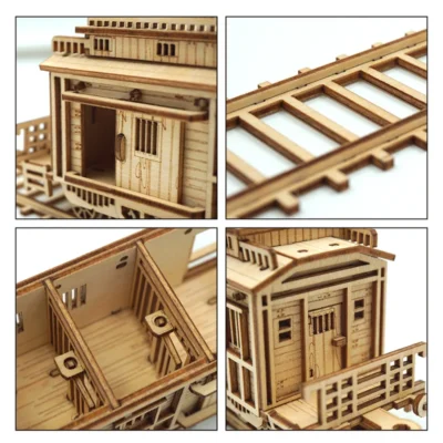 Train Carriage - train puzzle 3d vehicle model