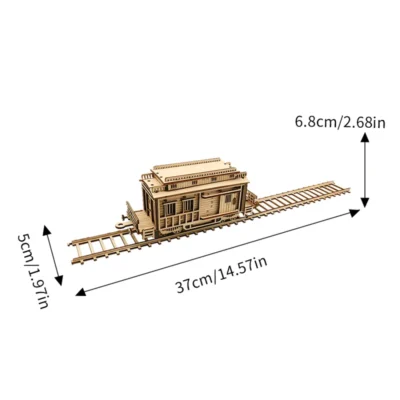 Train Carriage - train puzzle 3d vehicle model