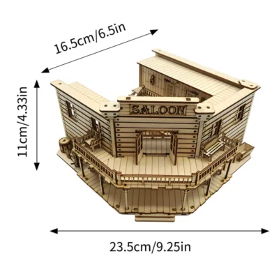 Wilderness Bar - chrysler building puzzle 3d architecture model