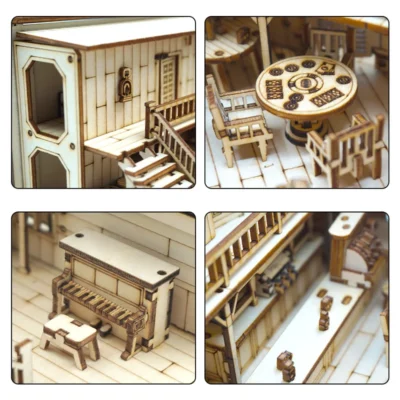 Wilderness Bar - chrysler building puzzle 3d architecture model