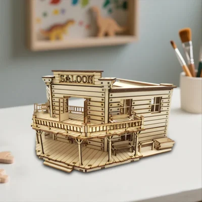 Wilderness Bar - chrysler building puzzle 3d architecture model