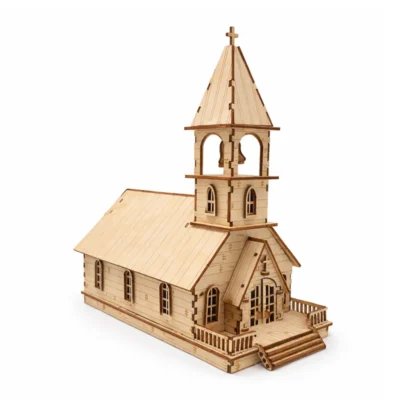 Wilderness Temple - 3d architecture puzzles architecture model
