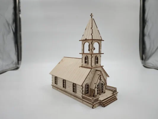 Wilderness Temple - 3d architecture puzzles architecture model