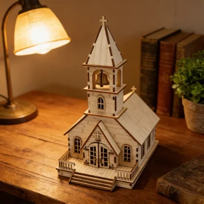Wilderness Temple - 3d architecture puzzles architecture model