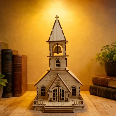 Wilderness Temple - 3d architecture puzzles architecture model