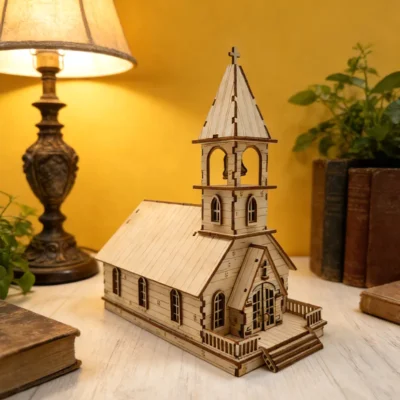 Wilderness Temple - 3d architecture puzzles architecture model